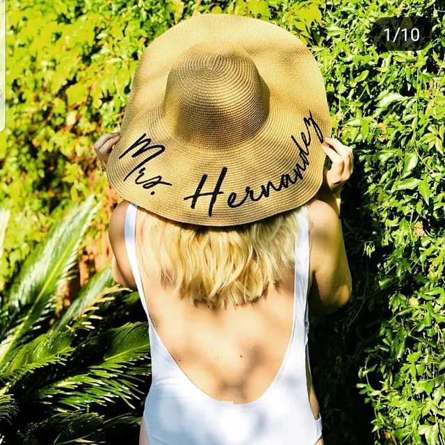 Персонализированная Гибкая Женская Солнцезащитная шляпа подарок на день