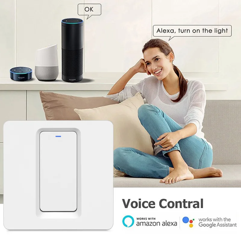 WiFi смарт-переключатель умный светильник для жизни переключатель панель телефон