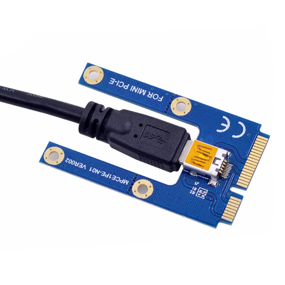 Внешняя видеокарта для ноутбука Mini PCI-E-PCI-E x16 Riser Card внешняя + 60 USB-кабель |