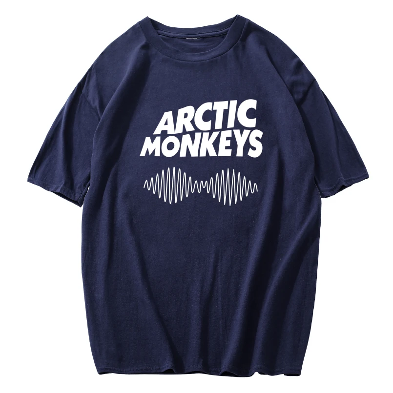 

Popular Rock Band Arctic Monkey Printed Men's T-shirt Fashion Street Summer Cotton O-neck Short Sleeved Tees Harajuku Casual Top