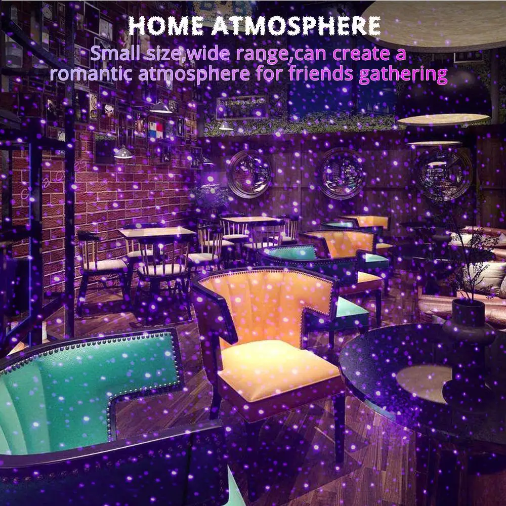 

Car USB Room Home Night Light Atmosphere Lamp Star Lighting Laser Ceiling Reading Projection Decorative Trunk Roof Interior Led