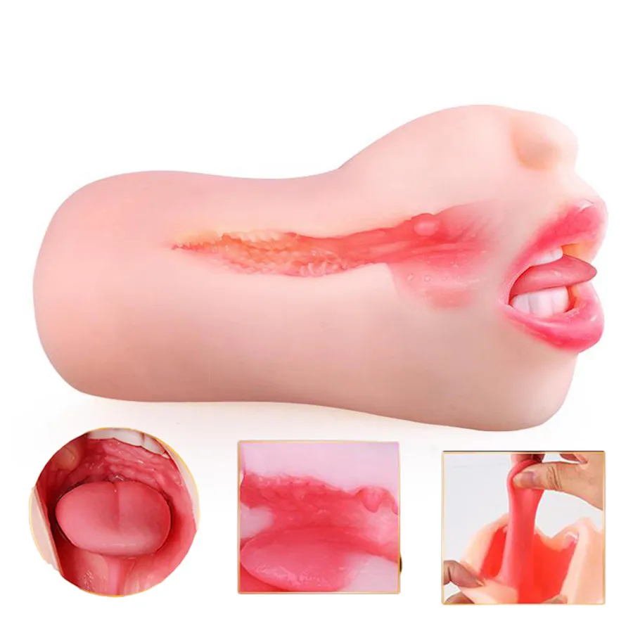 Карманный силиконовый мастурбатор для минет взрослые секс игрушки девочек