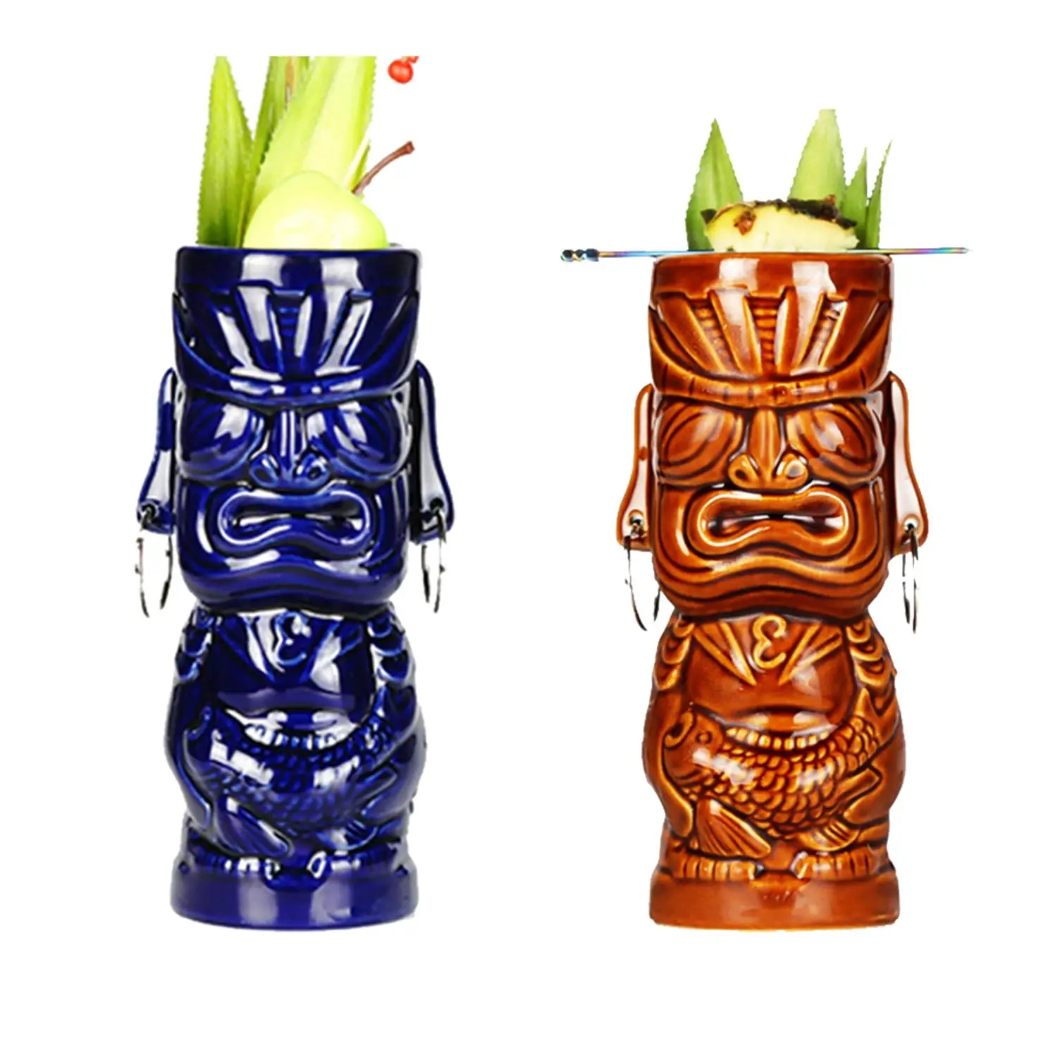Tiki-кружки Коктейльная чашка кружка для пива и вина керамические кружки Tiki