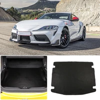 for 2019 2022 toyota gr supra a90 pvc leather car trunk durable protective mat carpet car interior decoration accessories