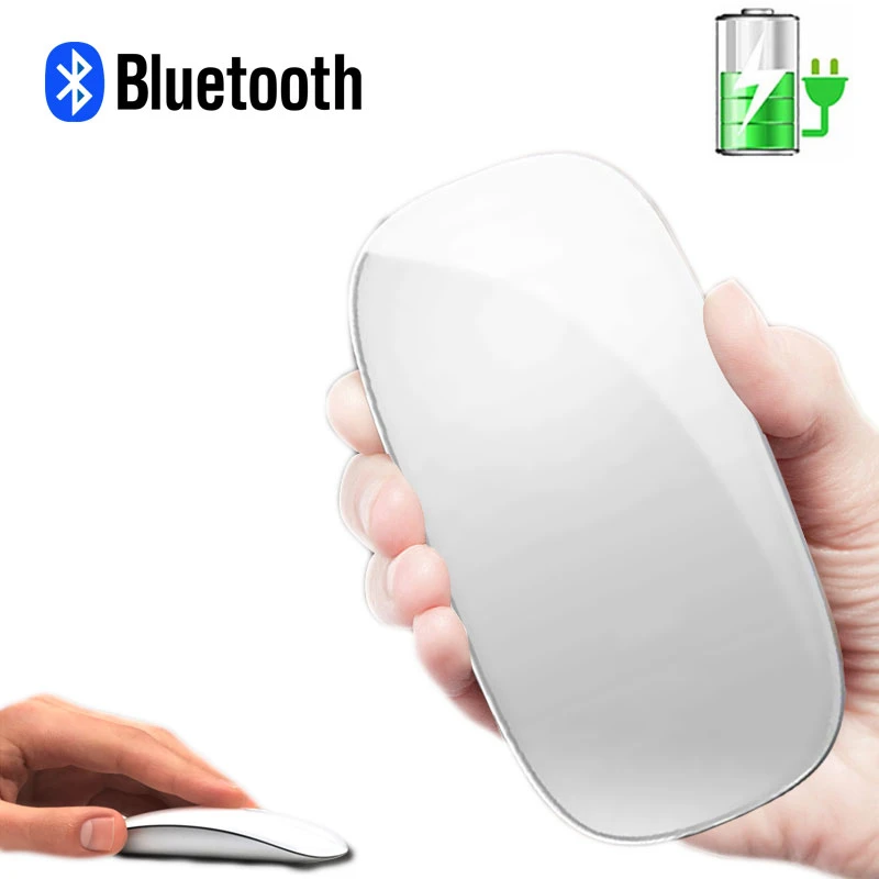 Мышь Bluetooth аккумуляторная тонкая Бесшумная 1600DPI для Apple Macbook|Мыши| |