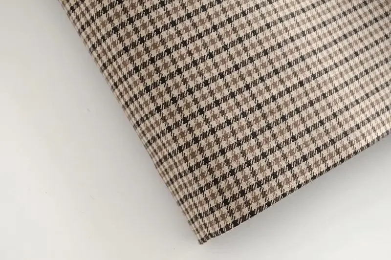 Юбка-миди Женская в клетку на молнии с разрезом и карманами | одежда