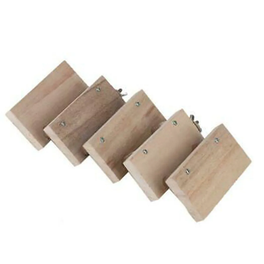 

Parrots Pet Ladder Pet Stairs Toy Wood 10cm Width Accessories Climbing
