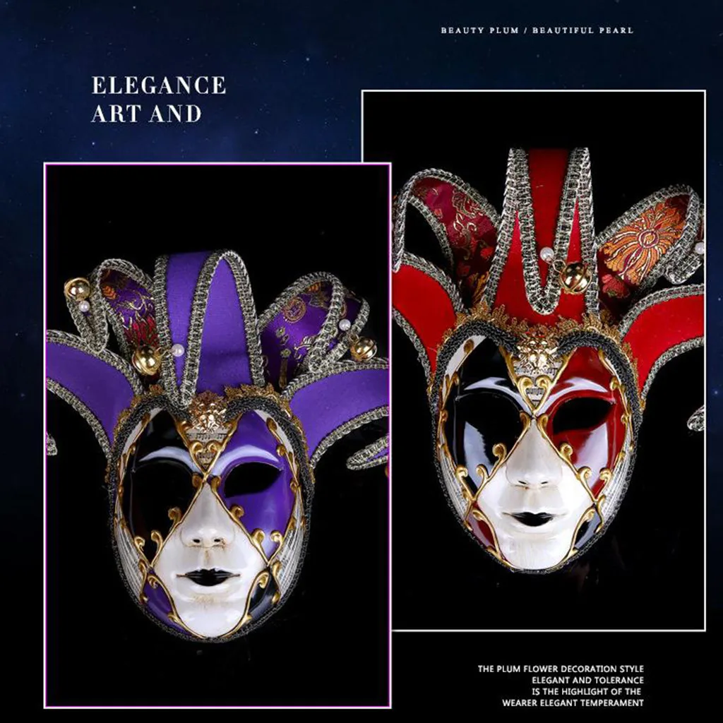 Венецианская Маскарадная маска призрак оперы Хэллоуин клоун вечерние событие