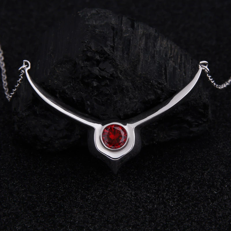 Ожерелье с кулоном из серебра 925 пробы аниме кодом Geass Lelouch подарок на Хэллоуин