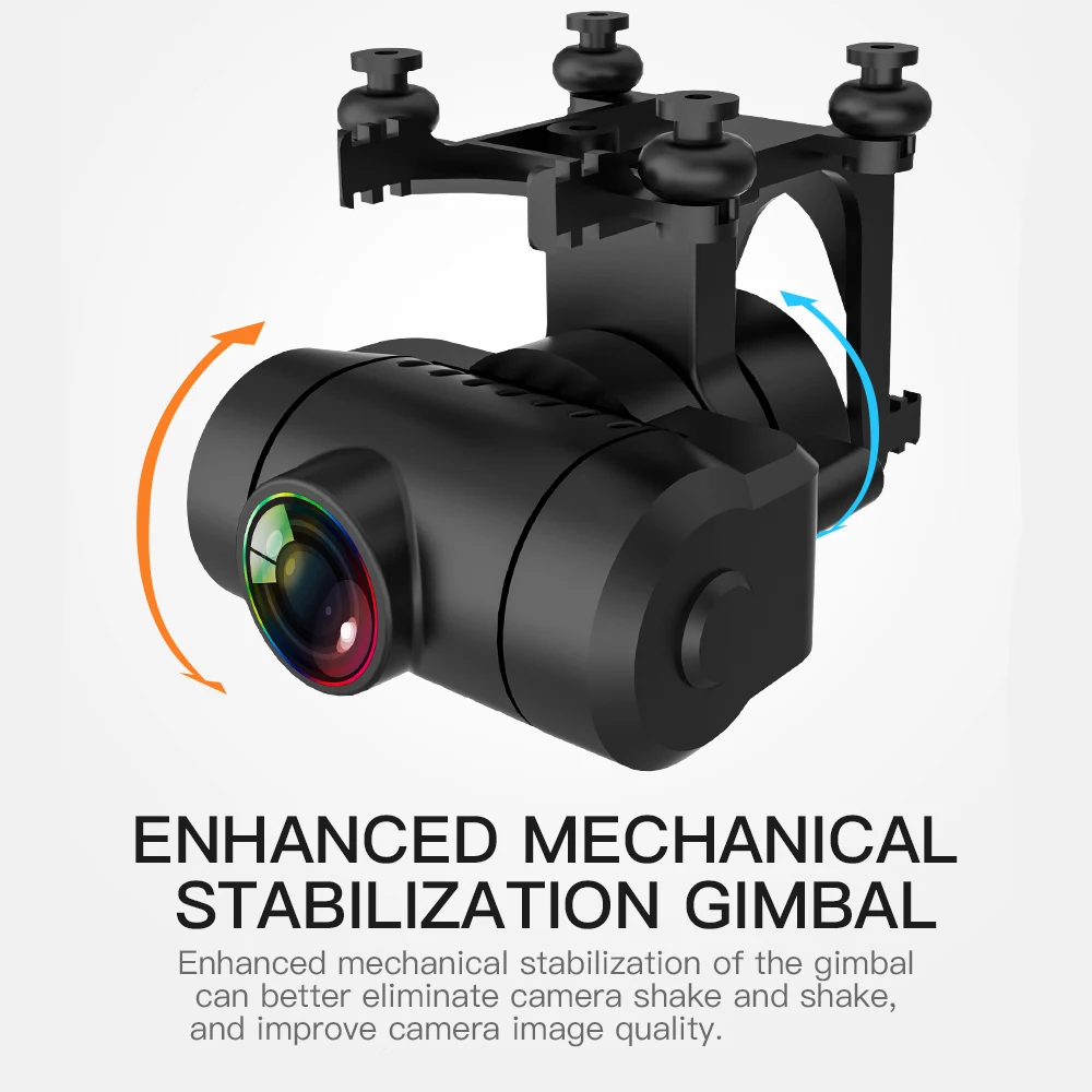 GPS Smart Follow Brushless RC Drone 8K Dual Camera 2-Axis Gimbal 2000M Flight Gesture Shooting 25Mins Duration Quadcopter Toy | Игрушки и