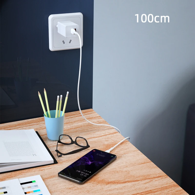 Fast Charging Type C Cable For Xiaomi Mi 10 9 Lite Pro Pocophone F2 X2 2m USB Type C Data Sync Cable For Redmi 10X K30 8A
