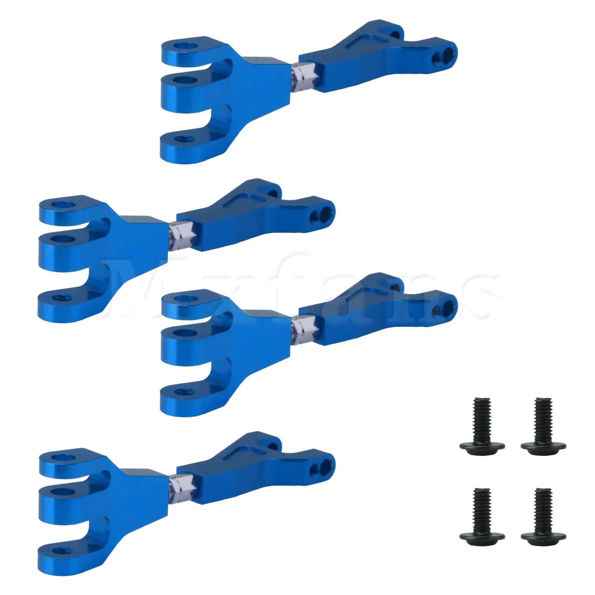 

4Pcs RC 1:10 Alloy Upper Suspension Arm Replacement for Redcat Navy Blue