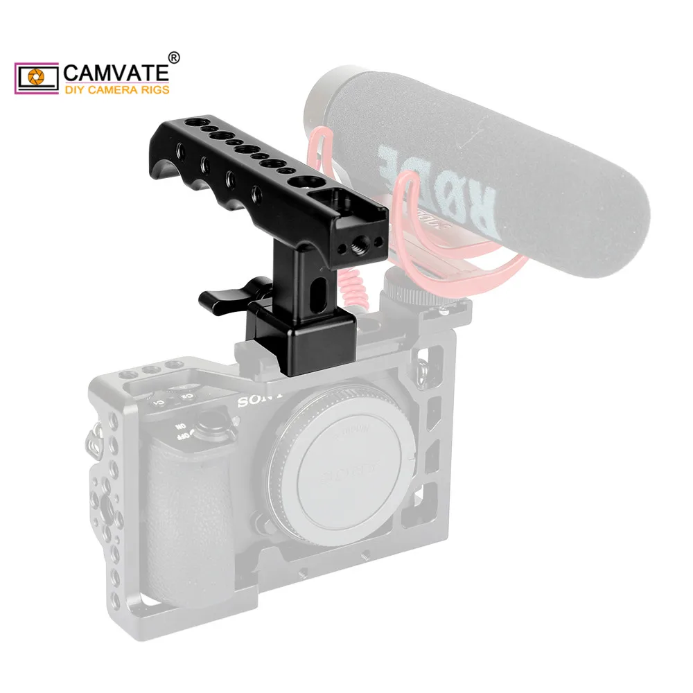 CAMVATE Quick Release НАТО сверху сыр ручка с 1/4 &quot 20 &amp 3/8&quot 16 монтажными отверстиями и