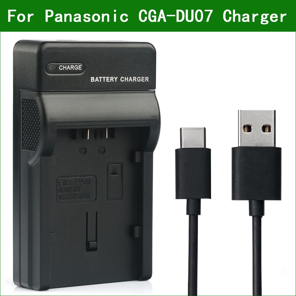 LANFULANG Батарея и USB Зарядное устройство для цифрового фотоаппарата Panasonic CGA-DU21 CGA-DU06