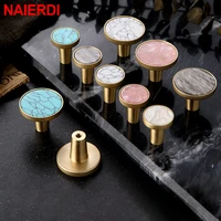 naierdi copper furniture handles elegant door knobs cabinet handles brass hooks nordic pastoral gold clothes wall hangings hooks