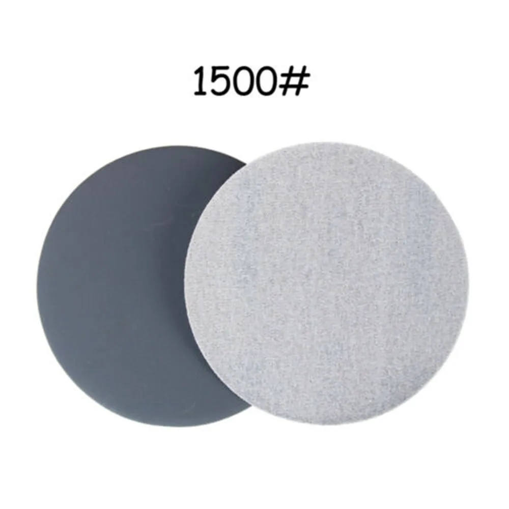 40pcs/Set 5inch 125mm Waterproof Wet Sandpaper Sanding Disc Grinding Polishing High Cutting Strength Silicon Carbide |
