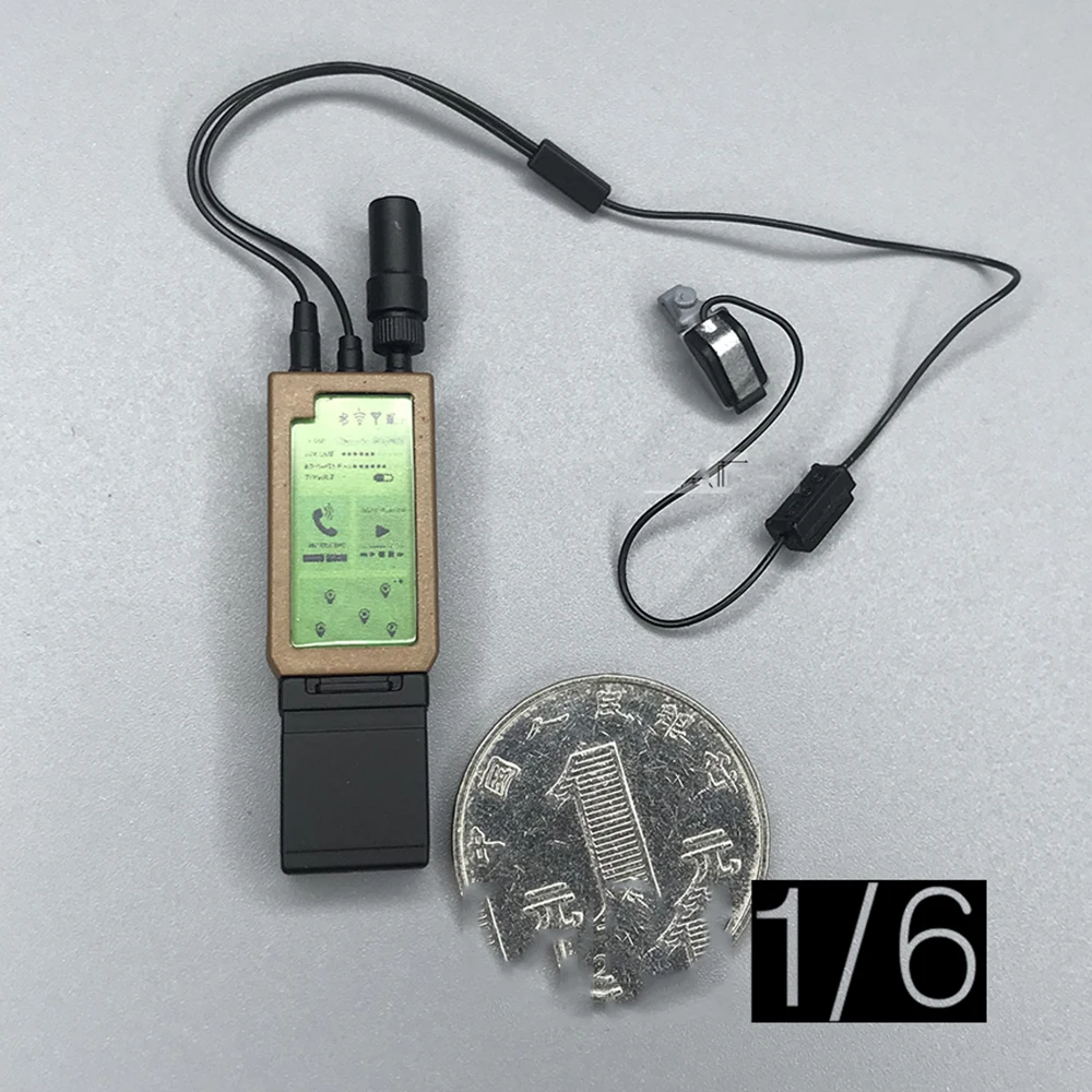 

1/6th Easy&Sample Female Monster Intercom Communicator Model For 12inch Body Doll Accessories