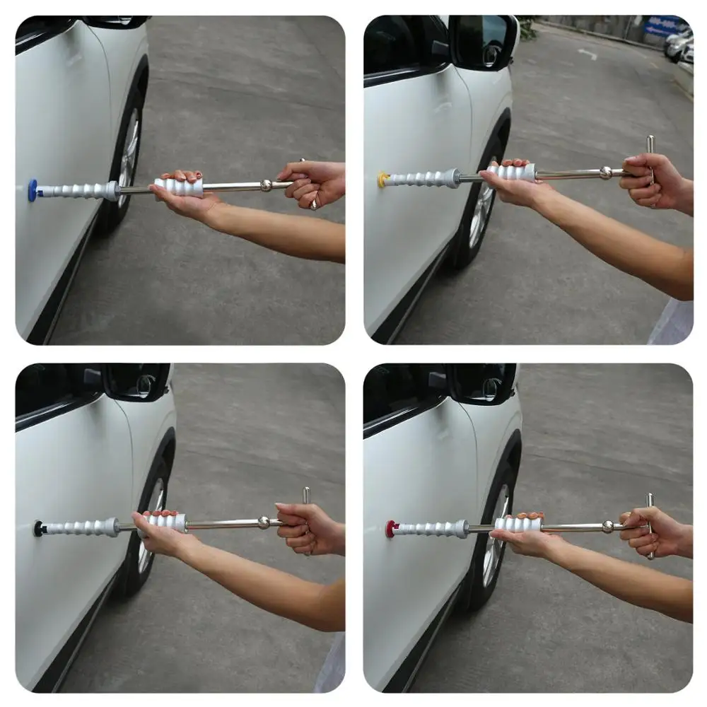 

PDR Tools Paintless Dent Repair Tools Slide hammer Dent Removal Tools Reflector Board Dent Puller with Glue tabs PDR Tool Kit