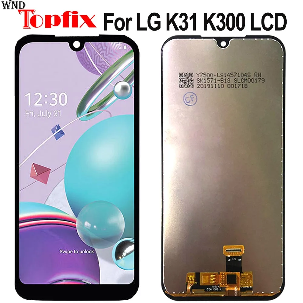 ЖК-дисплей для LG K31 дисплей кодирующий преобразователь сенсорного экрана в сборе Замена для LG K31 LCD K300 LMK300 LM-K300Q LCD