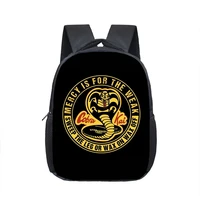 12inch cobra kai kindergarten infantile small backpack for kids baby cartoon school bags children gift
