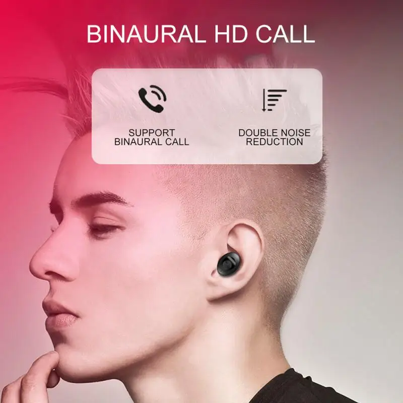 TWS беспроводные Bluetooth-наушники стерео наушники-вкладыши Bluetooth 5 0 гарнитура с