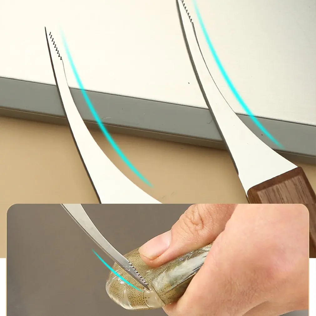 

Stainless Steel Shrimp Thread Knife Shrimp Peeler Prawn Lobster Fishing Practical Kitchen Seafood Tools Kitchen Supplies
