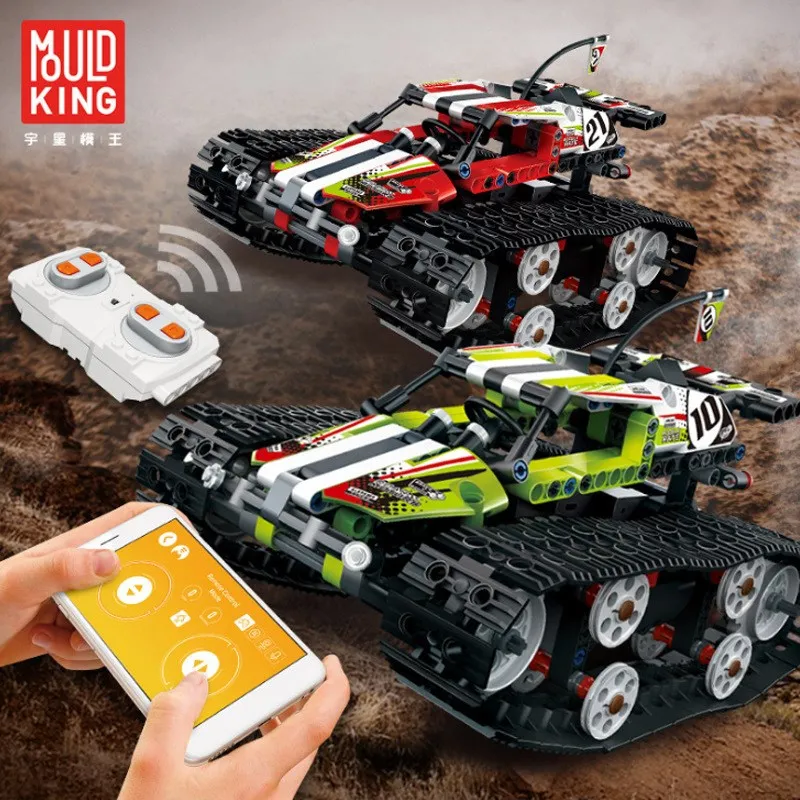 

13023 13024 Compatible with 42065 Technic Remote Control Kids Toys RC Track Race Car Building Block App Programmable Brick MOC