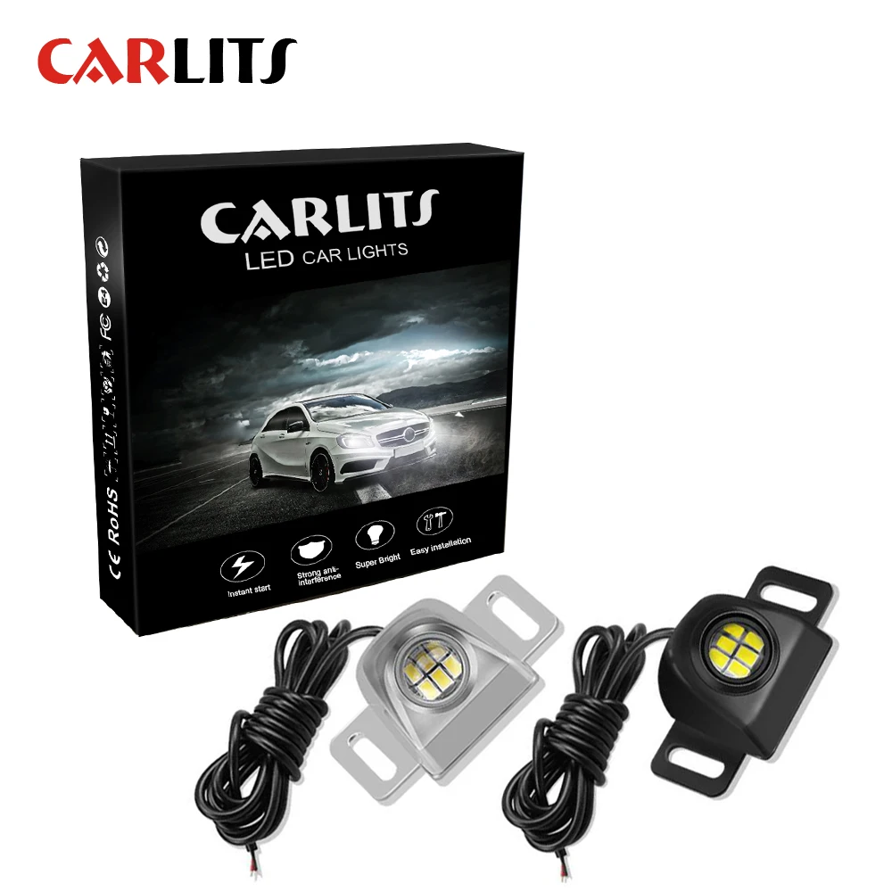 CARLITS светодиодный обратный светильник мини-лампа Универсальный супер яркий