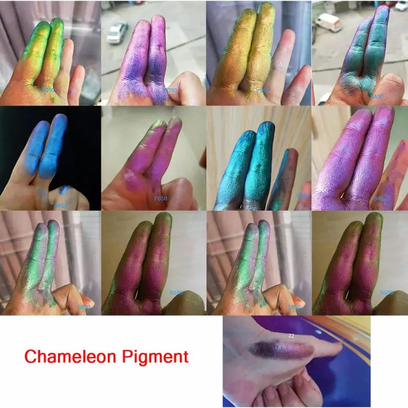 1 г/лот разноцветные хромированные косметические тени для век хамелеон|Блестки