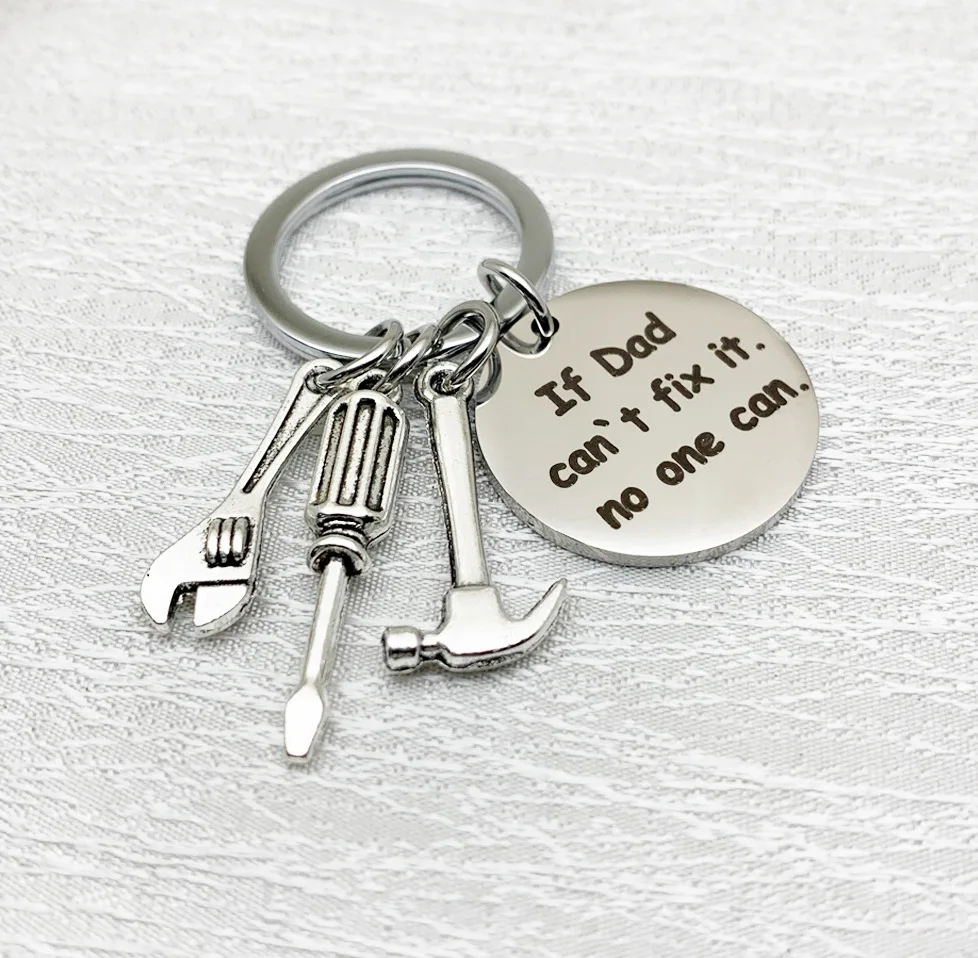 Брелок для ключей ZRM Jewelry If Dad't Fix It никто не может брелок металлические