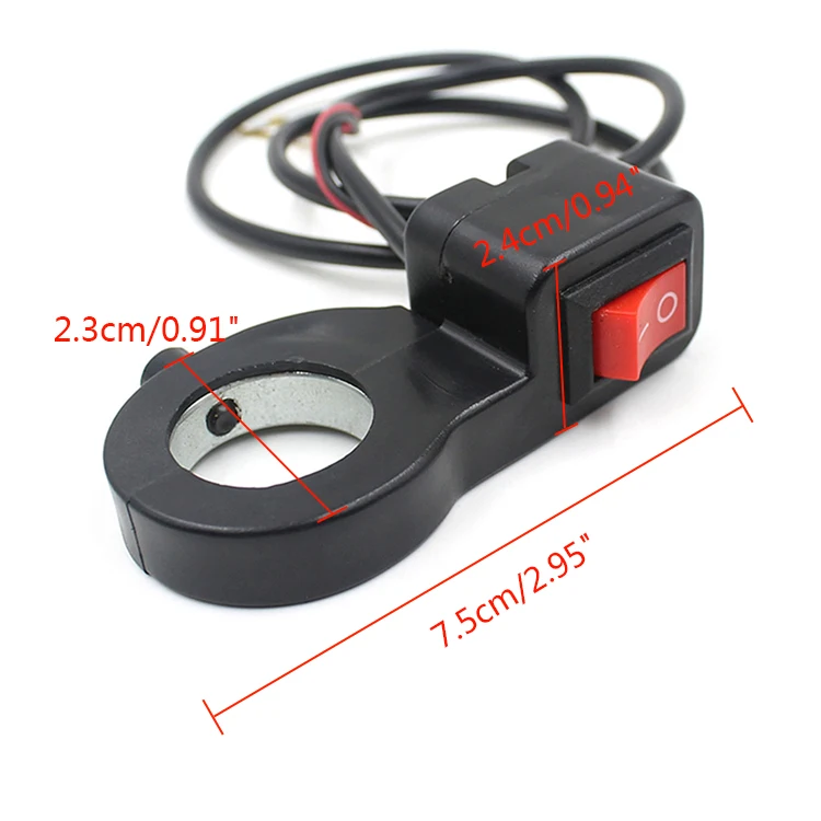 Выключатель для электрического велосипеда скутера квадроцикла светильник 7/8