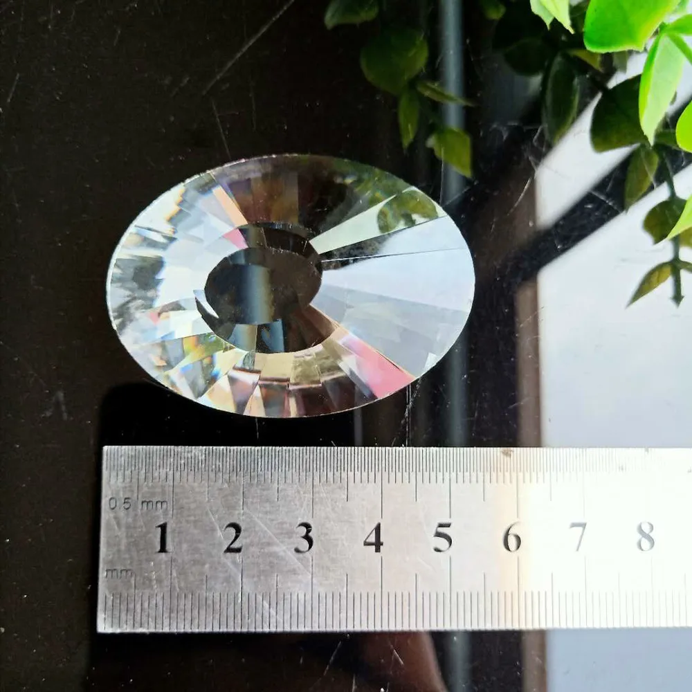K9 50mm Clear Bird's Nest Glass Crystal Pendants Suncatcher Chandelier Crystals Prisms Hanging Ornament Decoration Accessories | Лампы и