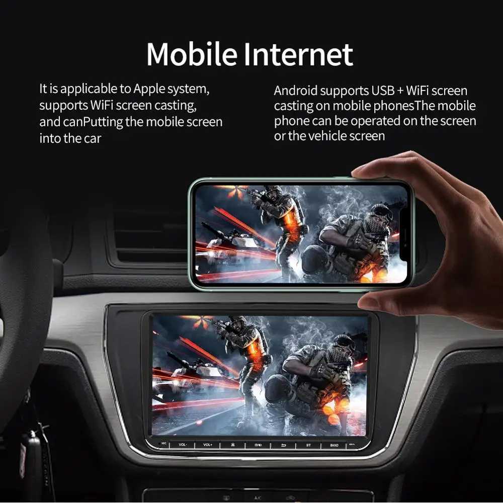 1G + 16G SystemCar 9 inch Android Bluetooth Navigation MP5 Player for VW Passat Golf MK5 Jetta Tiguan T5 Skoda GPS Car Navigatio |