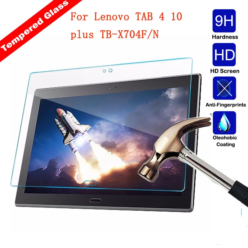 Закаленное стекло для Lenovo TAB 4 10 Plus TB X704F/L/N Ultra HD защитная пленка планшета защитное