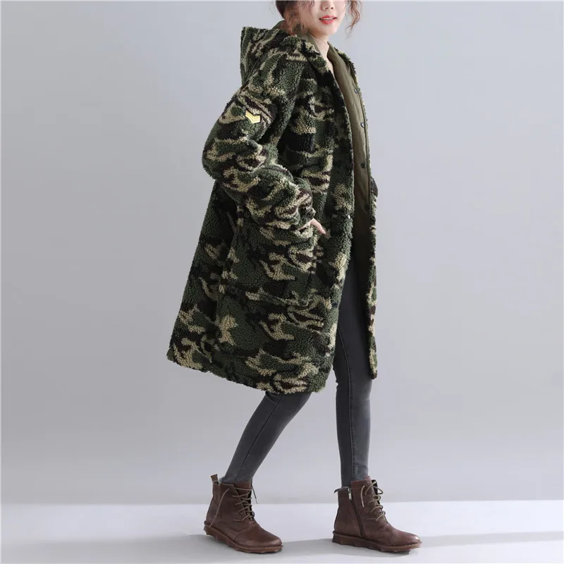 Johnature осень зима размера плюс утолщенные Теплые повседневные длинные женские