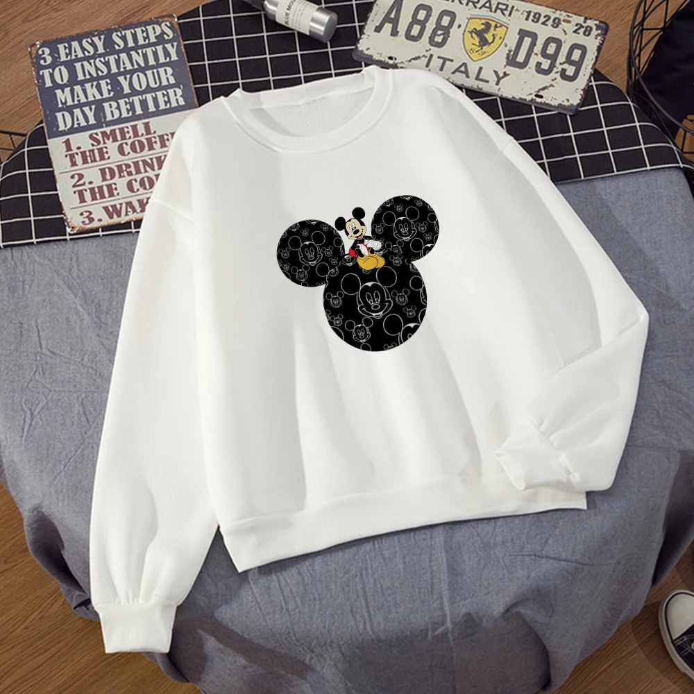 Свитшот унисекс в стиле Харадзюку с цветочным принтом | Женская одежда