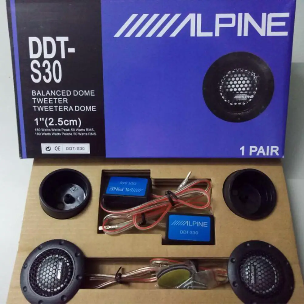 1 пара автомобильных динамиков шелковая пленка для модификации автомобиля 180 Вт