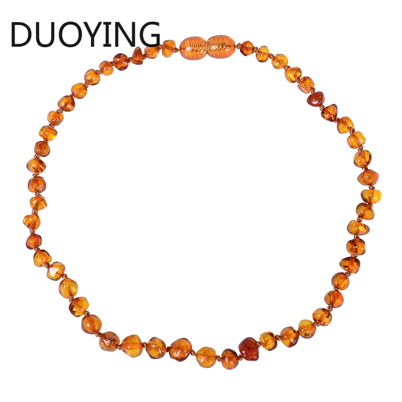 Ожерелье для прорезывания зубов младенцев (унисекс) (Коньяк) из Балтийского Амура