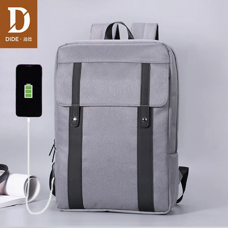 Холщовый Рюкзак DIDE для мужчин и женщин модный дорожный Повседневный ранец