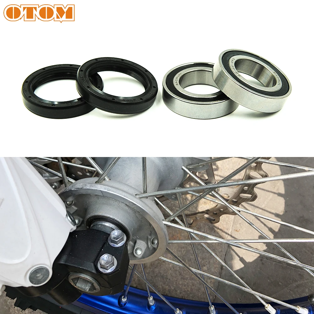 OTOM Motorcycle Front Wheel Bearing and Oil Seal Kit For YAMAHA YZ125 YZ250 YZ250F YZ400F YZ450F Pit Bike Motocross Accessories