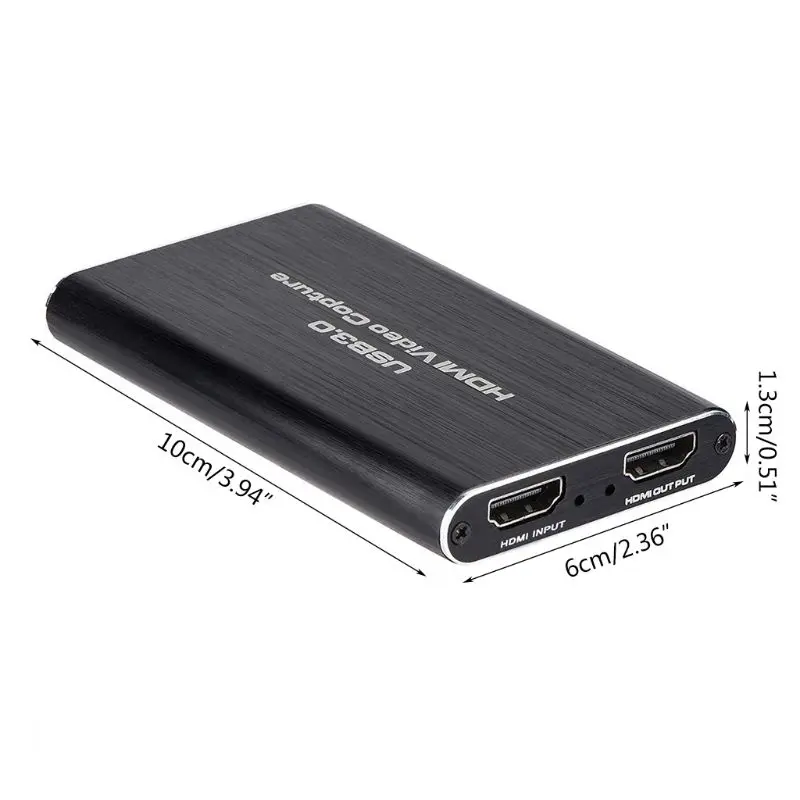

72XA USB3.0 4K HDMI-compatible Video Capture HDMI-compatible to USB Video Capture Card Dongle Live Stream Broadcast Device