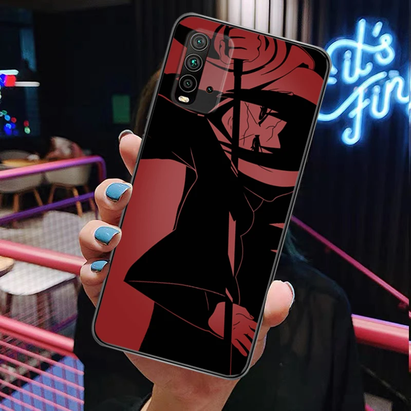 

N-Narutos Sasuke Kakashi Painting Phone Case Redmi 9 9 Pro 9T 9A 9C Redmi Note 9 9S Pro Max Ultra-thin Smartphone