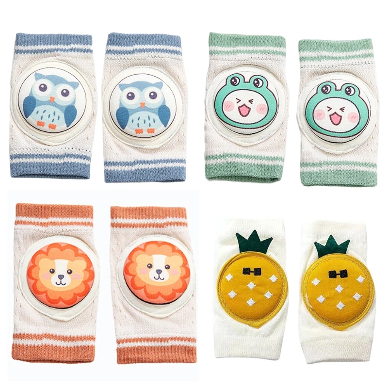 

Unisex Baby Knee Pads Crawling Anti-Slip Short Kneepads Socks Walk Protector Cartoon Pattern Crawling Elbow Cushion