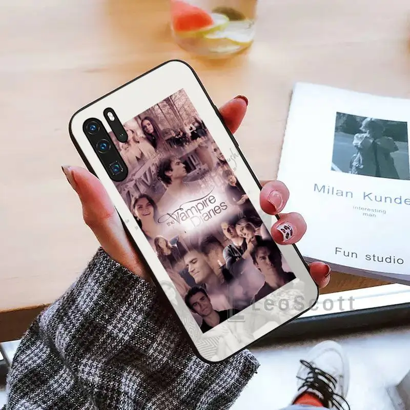 

The Vampire Diaries Stefan Phone Case black For Huawei honor Mate mate P 10 9X 10i 20 30 40 y7 lite pro p smart 2019