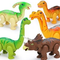 electronic dinosaur toy with light sound walking robot brachiosaurus dinosaur model lay eggs animales toys for chiildren boys