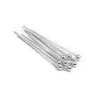 Булавки с шариковой головкой, диаметром 925 мм, 10 шт.лот, 15, 20, 25, 30, 40, 50 мм, из серебра 0,5 пробы, для изготовления ювелирных изделий