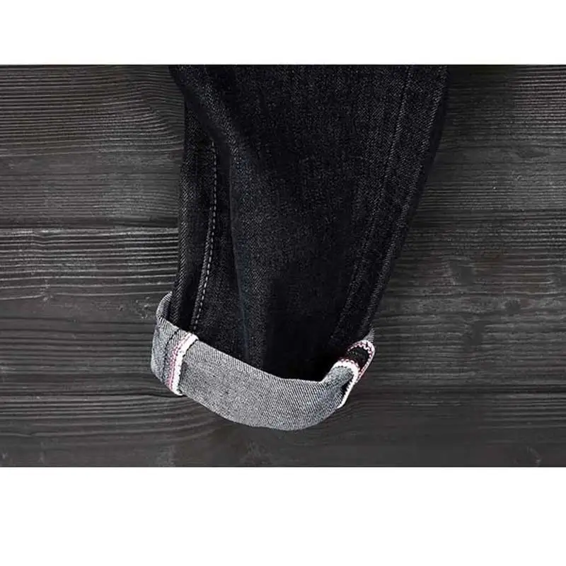 Весенние рваные Молодежные мужские брюки джинсы большого размера дикие