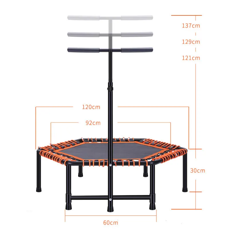 2020 48 дюймовые четырехъярусные складные батуты в помещении восьмиугольные для