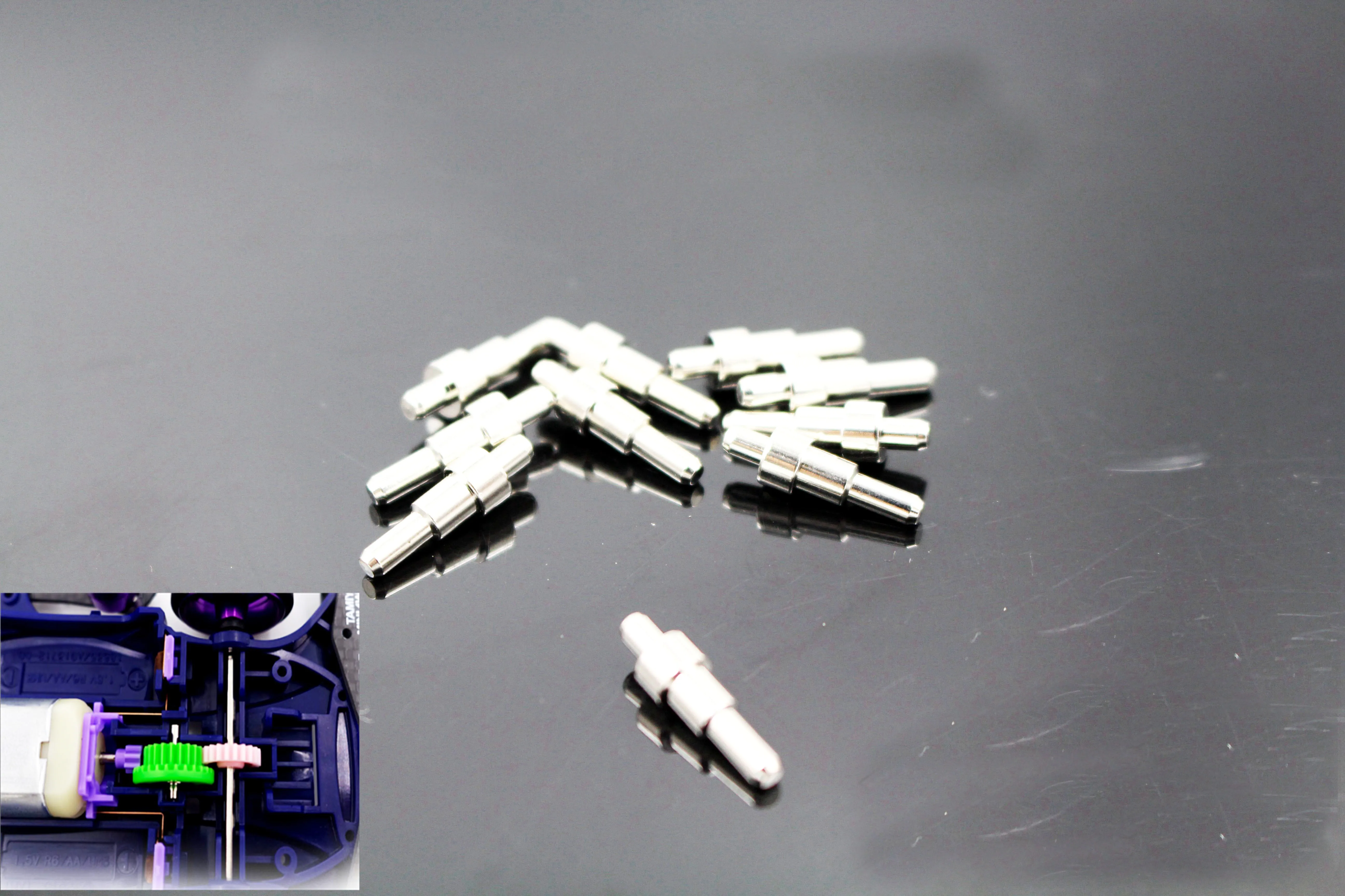 10 шт. центральный вал шкворень для ма шасси 3 5: 1 устойчивая передача Запчасти Tamiya