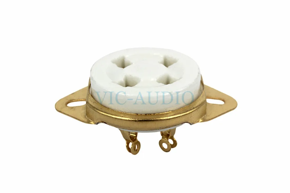 DIY Аудио 2 шт. 4 контакта электронная трубка розетка для 2A3 300B FU-811 811 101D 5Z3 вакуумная трубка керамическая розетка